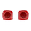 Advanblack Rally Red Tour Trunk Pack Speaker Pods 6.5" Rear Audio Housing Color Matched Fit Harley King Tour Trunk Pack view 3