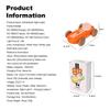 HBCIDC Wooden Go-Kart Night Light 7 Color Adjustable, USB Rechargeable (Orange) view 3