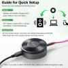 ERSINLEN M5 WiFi Wireles Audio Adapter 2.4G Wi-Fi Network Airplay DLNA Spotify HeartRadio Supporting Stream Audio to Speaker Systems Multi Room Supported view 3