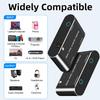 Audio Switch 3.5mm Bi-Direction Switch,Stereo Audio Switcher 2 in 1/1 in 2 Out,A udio Swit ch Headphone Manual Selector Splitter for PC Phone Laptop Headphone(Black) view 2