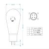 300B-N 300BN Vacuum Tube Replaces WE300B E-300B 300B-TII A300B 300B(2pcs Matched Pair) view 2