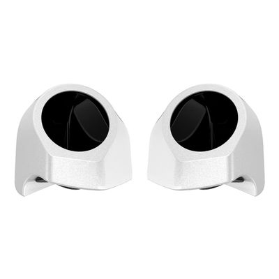 Advanblack Golden White Pearl Tour Trunk Pack Speaker Pods 6.5" Rear Audio Housing Color Matched Fit Harley King Tour Trunk Pack