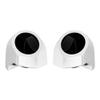 Advanblack Golden White Pearl Tour Trunk Pack Speaker Pods 6.5" Rear Audio Housing Color Matched Fit Harley King Tour Trunk Pack view 1