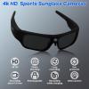 Camera Glasses HD 4K Video Camera Sunglasses, Smart Glasses Camera for Men Women, Action Camera with UV400 Protection Polarized Lens Support Photos/Videos Recording for Outdoor Activities view 2