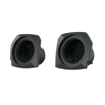 Advanblack Iron Horse Metallic Tour Trunk Pack Speaker Pods 6.5" Rear Audio Housing Color Matched Fit Harley King Tour Trunk Pack