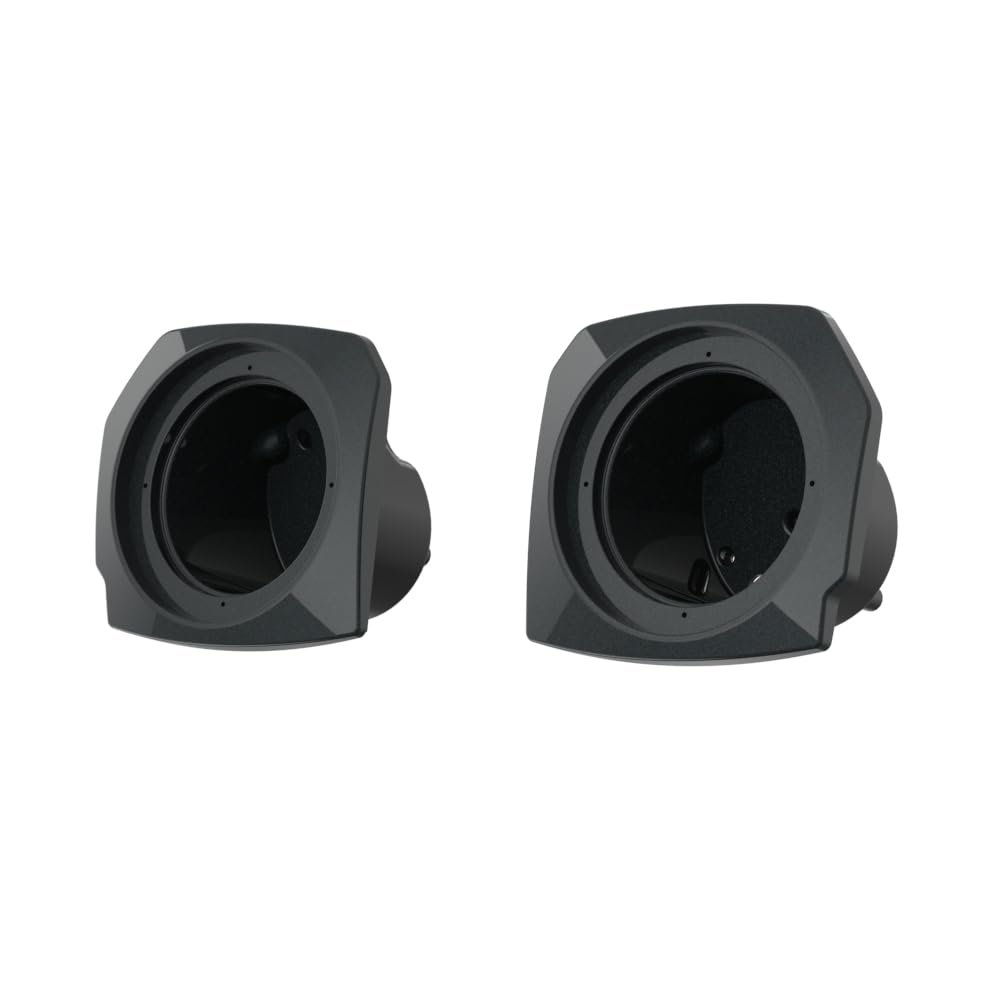 Advanblack Iron Horse Metallic Tour Trunk Pack Speaker Pods 6.5" Rear Audio Housing Color Matched Fit Harley King Tour Trunk Pack