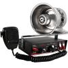 8Tones 200W Emergency Siren with PA - IP67 Waterproof Police/Fire Truck Siren, Yelp/Wail/Hi-Lo Modes, Includes Mic & Speaker for Vehicle PA System | 12 Volt Siren | Car Alarm Siren view 1