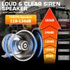 8Tones 200W Emergency Siren with PA - IP67 Waterproof Police/Fire Truck Siren, Yelp/Wail/Hi-Lo Modes, Includes Mic & Speaker for Vehicle PA System | 12 Volt Siren | Car Alarm Siren view 3