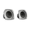 Advanblack Mercury Silver Tour Trunk Pack Speaker Pods 6.5" Rear Audio Housing Color Matched Fit Harley King Tour Trunk Pack view 2