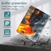 ETLKJVBL for iPad Air 13 Inch Case M3 2025 & M2 2024, Auto Sleep/Wake, Anime The Fiery Warrior Multiple Angles Viewing Folio Stand Case for iPad Air 13 Inch 2025/2024 Tablet view 3