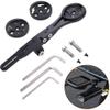 Bicycle Computer Mount Aluminum Alloy Handlebar Bracket Compatible For Garmin For Edge For Wahoo For Elemnt For Bryton For Rider Series Adjustable Angle For Road Bike view 2
