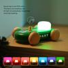 HBCIDC Wooden Go-Kart Night Light 7 Color Adjustable, USB Rechargeable (Green) view 2