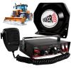 150W Emergency Vehicle Siren with PA System - 108-134dB Police/Fire Truck Sirens, Yelp/Wail/Hi-Lo Modes, IP67 Waterproof, Includes Mic & Speaker for Car PA Systems | Truck pa System kit view 1