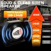 150W Emergency Vehicle Siren with PA System - 108-134dB Police/Fire Truck Sirens, Yelp/Wail/Hi-Lo Modes, IP67 Waterproof, Includes Mic & Speaker for Car PA Systems | Truck pa System kit view 3