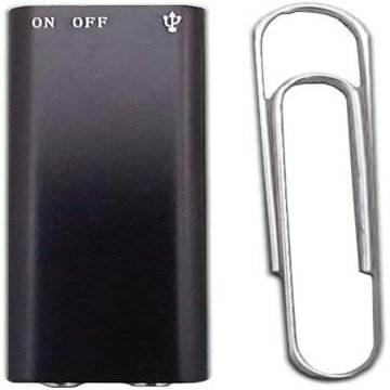 hotsell999 Worlds Smallest Micro Voice Recorder with 90 Hours of Storage | One Touch Voice Recording | 8GB Internal Flash Memory Digital Audio Recorder | Fast 2 Hour Recharge