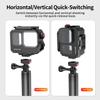 FEICHAO 262ft/80m Underwater Diving Case with 1/4 Thread, Cold Shoe Mount Compatible with Ace Pro/Ace Pro2 (Quick Release 2-Slot Mount) view 4