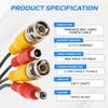 Cables Direct Online Pack of 2 x 75FT Black Premade BNC Video Power Cable Extension Wire for CCTV, Security Camera, DVR, Surveillance System, All in One Plug & Play Cord view 2