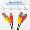 Cables Direct Online Pack of 2 x 75FT Black Premade BNC Video Power Cable Extension Wire for CCTV, Security Camera, DVR, Surveillance System, All in One Plug & Play Cord view 4