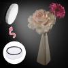 4 Pack Diffuser Lamp Sock Soft Cover, 7 "/18 cm Standard Cloth Diffuser Light Sock Lampshade Reflector Lamp White Lamps Shade Diffusers for Studio Strobe Reflector, Video Shooting (White) view 3