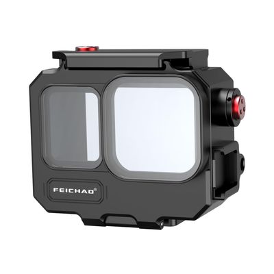 FEICHAO 262ft/80m Underwater Diving Case with 1/4 Thread, Cold Shoe Mount Compatible with Ace Pro/Ace Pro2 (Case Only)