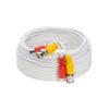Cables Direct Online Pack of 4 X 50FT White Premade BNC Video Power Cable Extension Wire for CCTV, Security Camera, DVR, Surveillance System, All in One Plug & Play Cord view 1