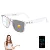 AI Smart Glasses, Bluetooth 6.0 Real-Time Translation Glasses for Men Women with 164 Languages & AccentsColor-Changing Lenses, No Subscription Audio Sunglasses with Speaker for Business TravelPink view 1
