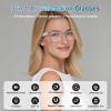 AI Smart Glasses, Bluetooth 6.0 Real-Time Translation Glasses for Men Women with 164 Languages & AccentsColor-Changing Lenses, No Subscription Audio Sunglasses with Speaker for Business TravelPink view 3