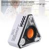 Bewinner Portable Bluetooth Speaker, Water Proof Speaker with Dynamic LED Light, 360 Stereo Sound for Parties Outdoor Beach Pool, 12H Playtime & Stable Connection (White) view 3