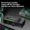 Zunate Phono Preamp for Turntable, Mini Electronic Audio Stereo Phonograph Preamplifier with 3 Band EQ Adjustment, Record Player Turntable Amplifier Support MM MC (US Plug 100-240V) view 2