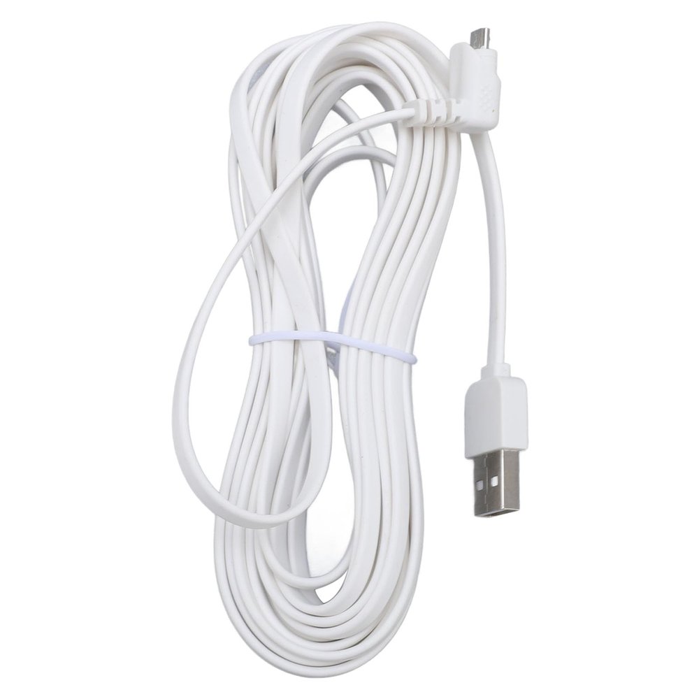 CCYLEZ Power Extension Cord, PVC Power Cord for Security Camera, USB Water Security Camera Charging Cable for Replacement (7.6m/24.9ft)