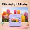 PUSOKEI Instant Print Camera, Kids Camera Instant Print with 1080P Video & 24MP HD Photo, 2.4in HD Screen, Built - in Filters for Students Creators (Purple) view 3