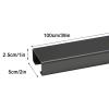 Cable Protector, Outdoor Cord Cover, Made of Stainless Steel, Fire Retardant, Suitable for Offices and Shopping Malls(Silver,2.5x5cm/1x2in) view 2