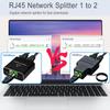 Ethernet Network Splitter, 1 to 2 Port, 1000Mbps LAN RJ45 Connector with USB Power Cable, Compatible with Cat5-8, with Both Network Ports able to Access The Internet simultaneously view 3