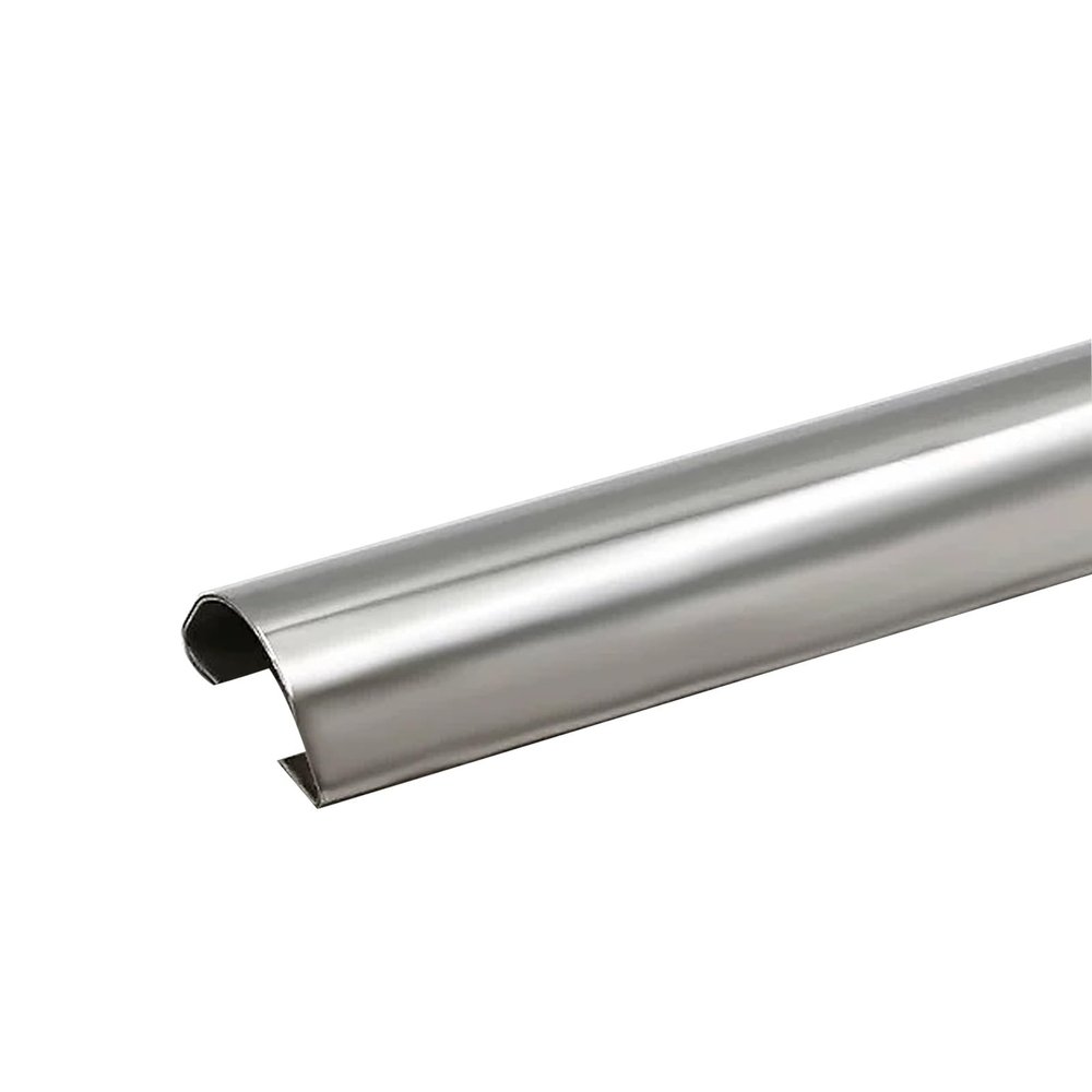 Cord Covers for Wires on Floor, Cable Protector, 100cm/39in Stainless Steel Mirror, Curved Design, Suitable for Offices, Conference Rooms, Courtyards(Silver,2.6x0.9cm/1x0.35in)