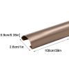 Cord Covers for Wires on Floor, Cable Protector, 100cm/39in Stainless Steel Mirror, Curved Design, Suitable for Offices, Conference Rooms, Courtyards(Silver,2.6x0.9cm/1x0.35in) view 2