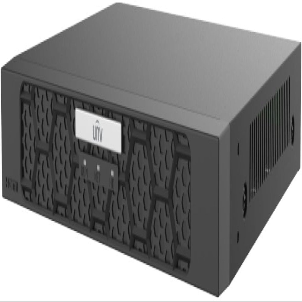 NVR501-04B-P4 4-Channel (4 PoE) 1U Network Video Recorder, 80Mbps/64Mbps Bandwidth, Support HDMI and VGA Simultaneous Output, Up to 16 Megapixels Resolution Recording, 1 SATA Interface