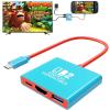 Switch 2 TV Dock - 4K/60Hz HDMI 2.0 Adapter, PD100W, USB 3.0 Port - Docking Station for Nintendo Switch2/1/OLED Switch 2 Version 21.0.0 (Need Firmware Upgrade) view 1