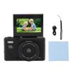 Aoaoy 5K Digital Camera 75MP HD 18X Digital Zoom Autofocus Retro Mirrorless Camera with 3 Inch Screen Multi Axis Stabilization for Travel Photography (Black) view 1