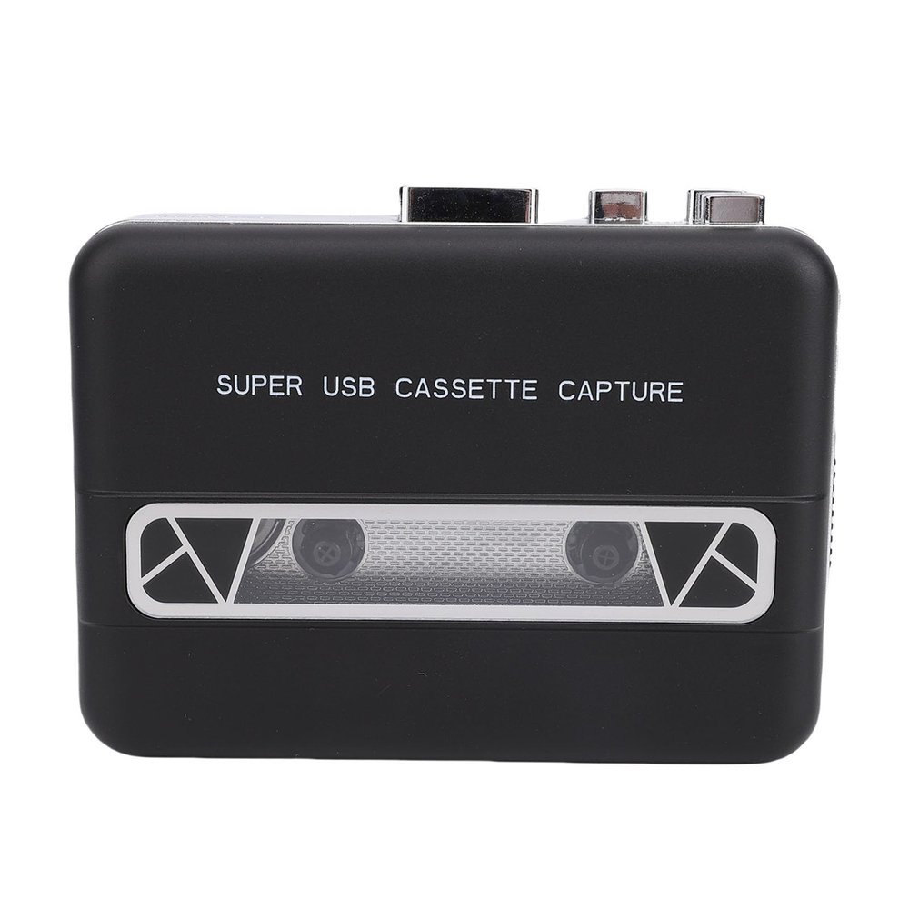 GOWENIC Portable Cassette Recorder Player, Cassette Tape Player with Built in Speaker 3.5mm Earphone Jack, Cassette to MP3 Converter Fit for Laptop PC CD Burner