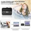 GOWENIC Portable Cassette Recorder Player, Cassette Tape Player with Built in Speaker 3.5mm Earphone Jack, Cassette to MP3 Converter Fit for Laptop PC CD Burner view 3