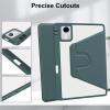 360 Rotating Acrylic Hard Stand Tablet Case Suitable for Lenovo Idea Tab 11 TB336FU 2025 with Pen Holder view 3