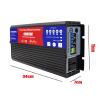 24V to 110V 50HZ,4000W Pure Sine Wave Inverter 12V 24V 48V 60V 72V DC to 110V 230V AC Converter, Power Inverter for Truck, Home, RV, Off-Grid Solar Power Inverter,60V to 230V view 2