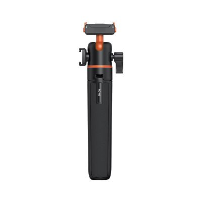 Jectse Compact Extendable Camera Stand, Adjustable Ball Head 360  Rotation, Non Slip Tripod Feet, with Integrated Microphone Fill Light for Action 5 Pro 4 3