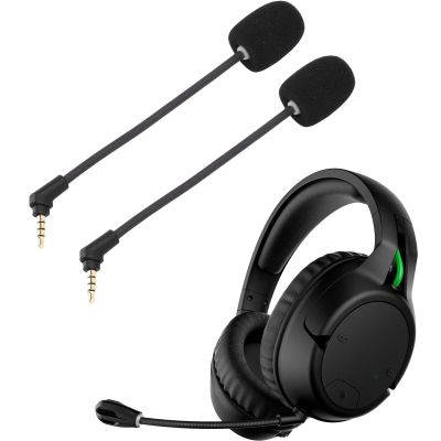Diyeeni 2Pcs Replacement Microphone, for Kingston HyperXCloud Flight, Cloud Flight S Headset Mic Replacement, 3.5mm Clear Noise Reduction Microphone, Gaming Headset Mic