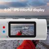 Pomya Body Mounted Camera, HD 2.7K Body Video Recorder Wide Angle with 0.96in Screen, WiFi APP Control, FPV Camera for Walking Travel Cycling Outdoor (White) view 4