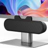 ASHATA Computer Speakers for Desktop Monitor,Single Speakers for Desktop PC Laptop Speaker with Loud Sound,Volume Control Easily Clamps to Monitors(USB-C to USB Adapter Included) view 1
