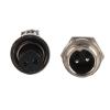 FAUOSWUK GX12 2Pin Aviation Connector 10 Set 12mm Metal Screw Thread Tighten Plug with Bakelite Insulator for Data Acquisition Systems Inclinometer view 3
