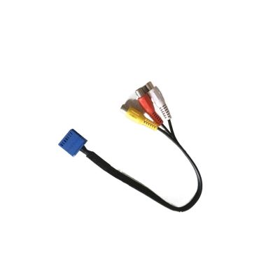 Compatible for Toyota Cars CD Player DVD Signal Input Line The Old RCA Harness (Blue 7P) TYA7A