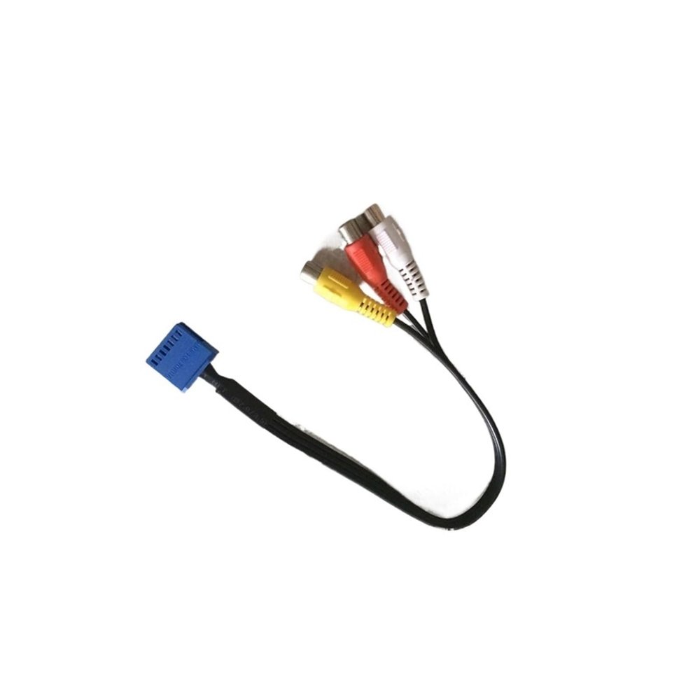 Compatible for Toyota Cars CD Player DVD Signal Input Line The Old RCA Harness (Blue 7P) TYA7A