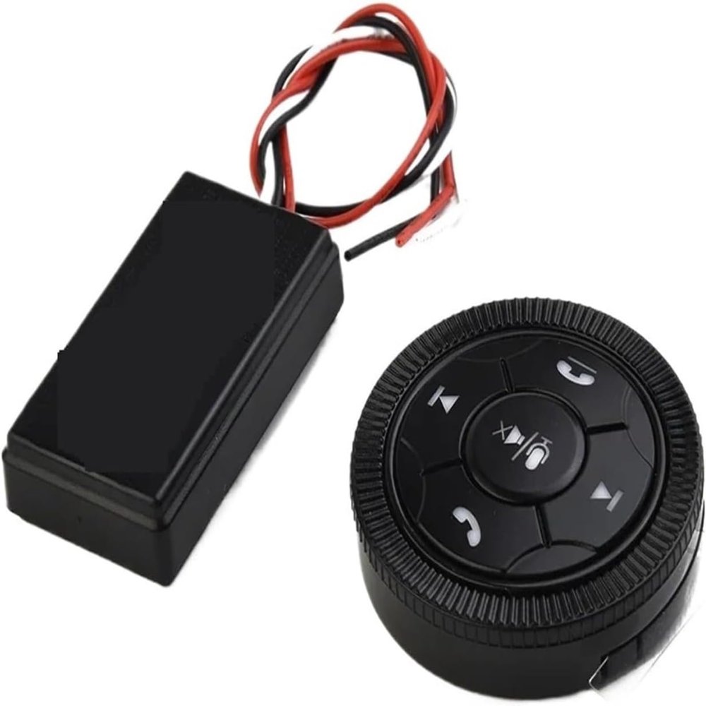 7 Key Car Steering Wheel Wireless Fit for Smart Button Key Volume Control Car Radio GPS DVD